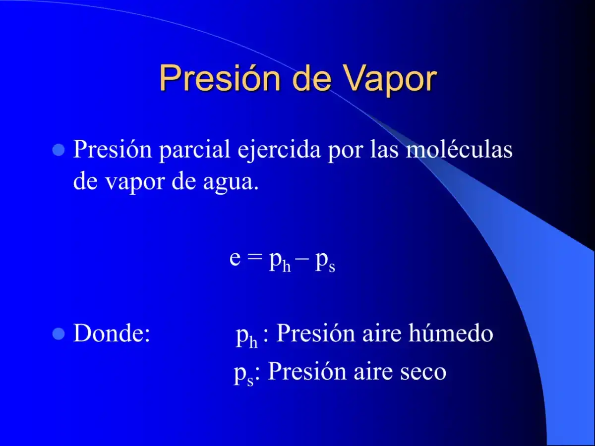 Vapor saturado - cómo interpretar presión, temperatura y calidad